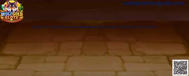 Guía para ingresar un código promocional de Wolfgold Slots respetando mayúsculas, minúsculas y espacios