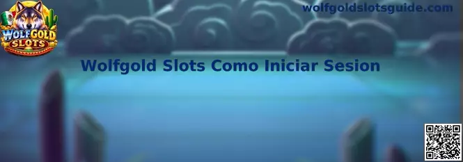 Guía visual para iniciar sesión y acceder a Wolfgold Slots