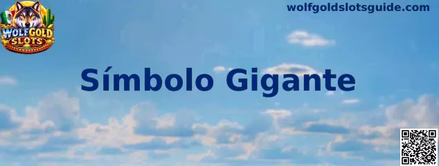 Representación del Símbolo Gigante en los rodillos centrales de Wolfgold Slots