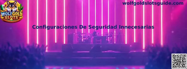 Guía de Wolfgold Slots para identificar configuraciones de seguridad innecesarias