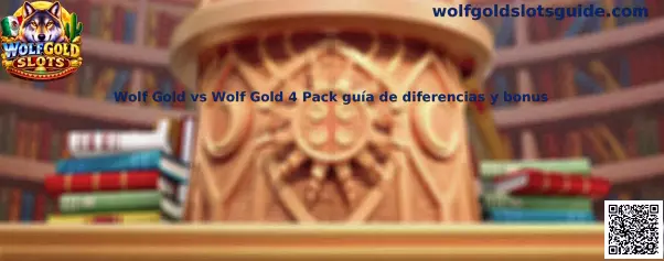 Comparativa visual de las tragamonedas Wolf Gold y Wolf Gold 4 Pack, sus cuadrículas y características de bonificación