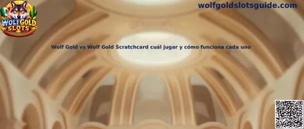 Imagen comparativa de Wolf Gold y Wolf Gold Scratchcard, dos juegos de azar con mecánicas diferentes