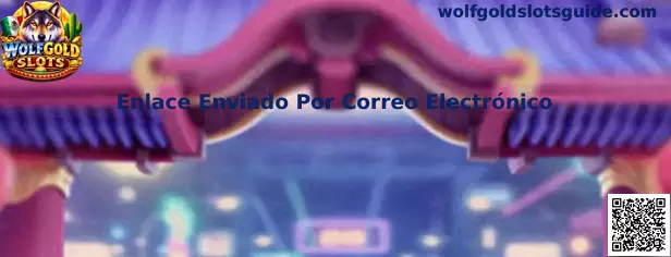 Proceso de enlace enviado por correo electrónico para verificar una cuenta en Wolfgold Slots