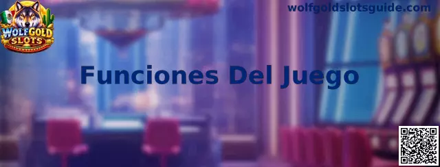Guía visual de las funciones del juego Wolfgold Slots